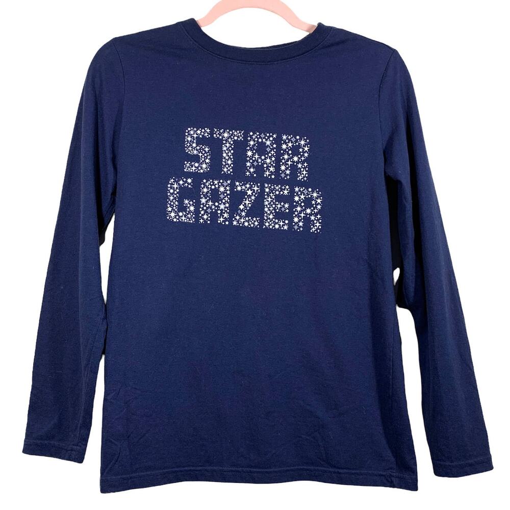 CAT & JACK Kids Navy Star Gazer Graphic Long Sleeve T-shirt Large